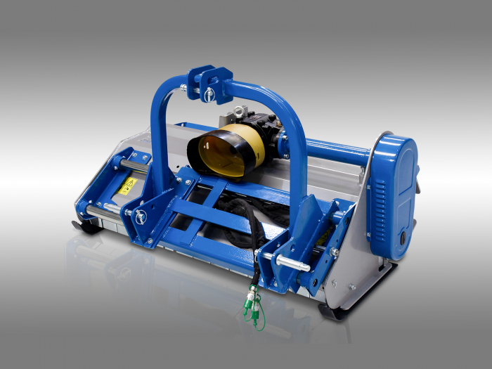 Tocator de vegetatie pentru tractor, 105 cm, conectare cardan PTO, deplasare laterala hidraulica, Graecus MKD105-H [12]
