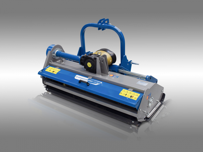 Tocator de vegetatie pentru tractor, 165 cm, conectare cardan PTO, deplasare laterala hidraulica, Graecus MKD165-H [10]