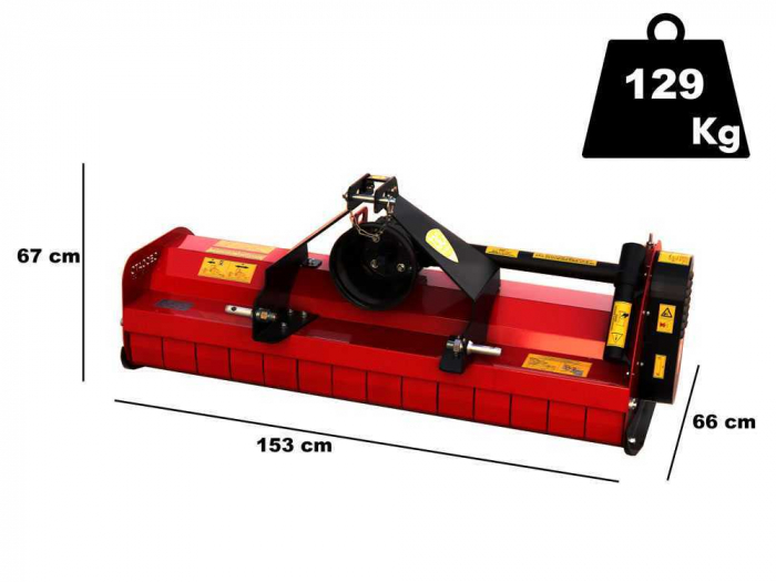 Tocator Vegetație Tractor Ceccato Trincione 2T1400F-M, 140 cm [2]