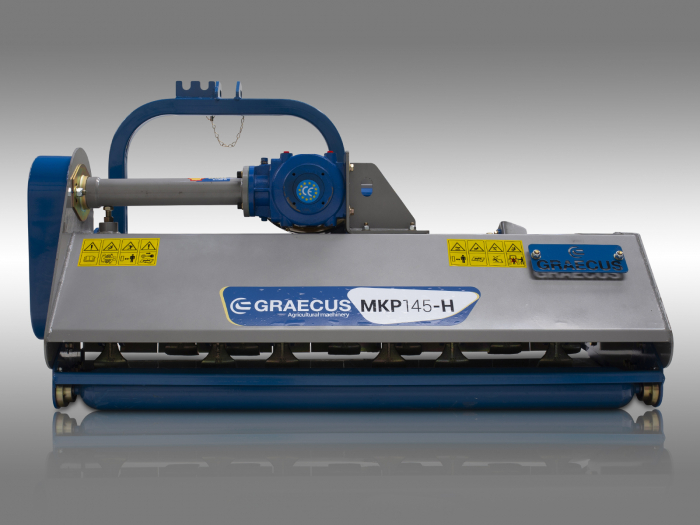 Tocator de vegetatie pentru tractor, 115 cm, conectare cardan PTO, deplasare laterala hidraulica, Graecus MKP115 [15]