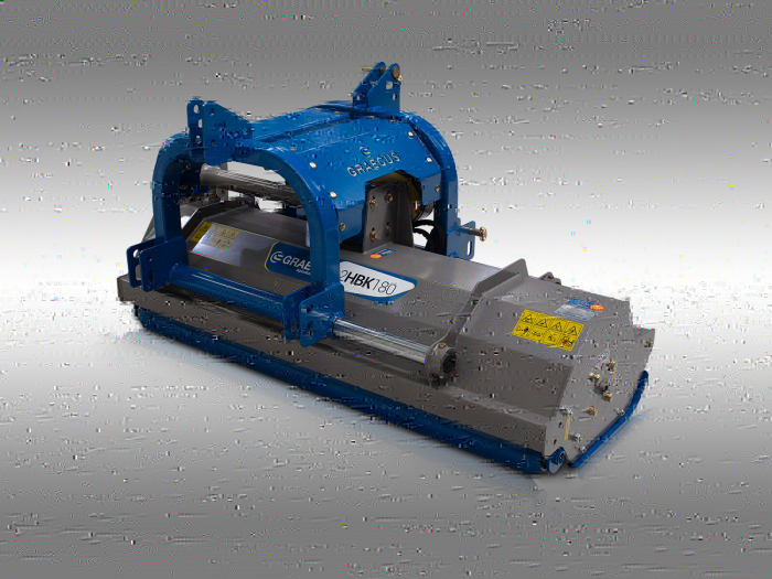 Tocator de vegetatie pentru tractor reversibil, 200 cm, conectare cardan PTO, deplasare laterala hidraulica, Graecus 2HΒΚ200 [5]
