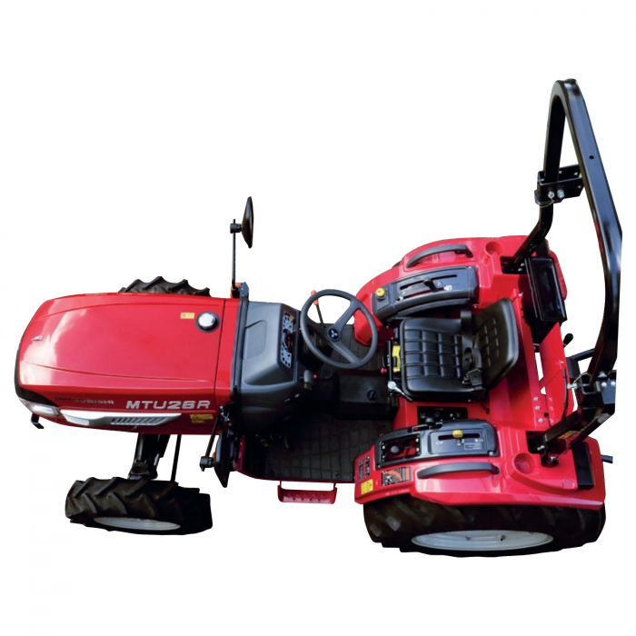 Mitsubishi MTU26RH – Tractor 24.7 CP, PTO față/spate, transmisie hidrostatică, roți gazon (turf) [4]