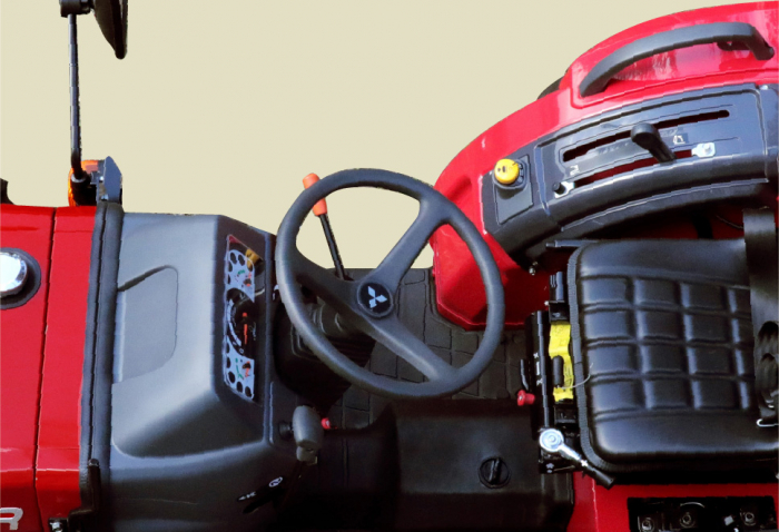 Mitsubishi MTU26RH – Tractor compact japonez 24.7 CP, PTO față/spate, transmisie hidrostatică HST [12]