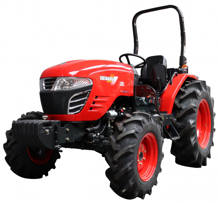 Shibaura SB62h – Tractor compact 60 CP, transmisie hidrostatică 3 game, PTO 540/750, headland management, greutăți frontale, 4×4, ROPS [1]