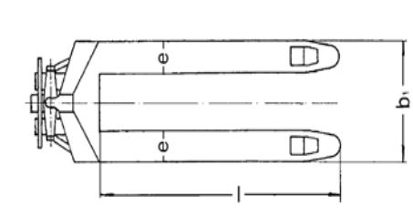 Transpalet manual BF P-T/P (V) 2500 [3]