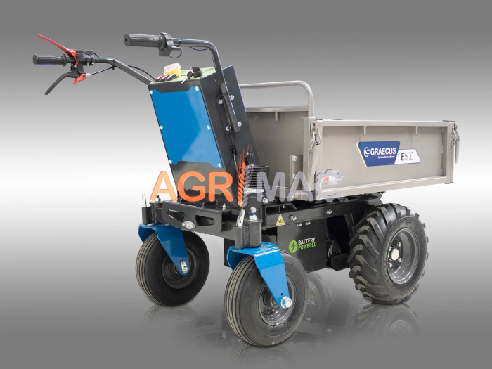 Transportor dumper Graecus  E500, motor electric 1000W, 48V, 500kg [6]