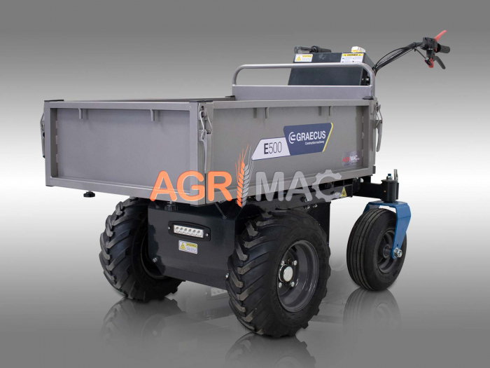 Transportor dumper Graecus  E500, motor electric 1000W, 48V, 500kg [3]