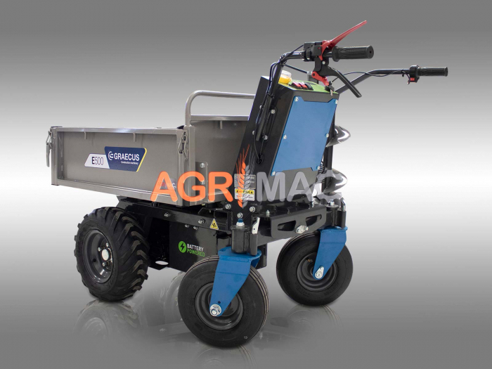 Transportor dumper Graecus  E500, motor electric 1000W, 48V, 500kg [5]