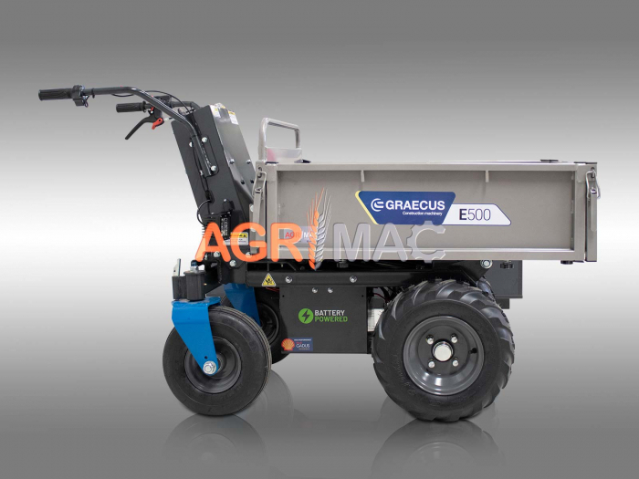 Transportor dumper Graecus  E500, motor electric 1000W, 48V, 500kg [4]