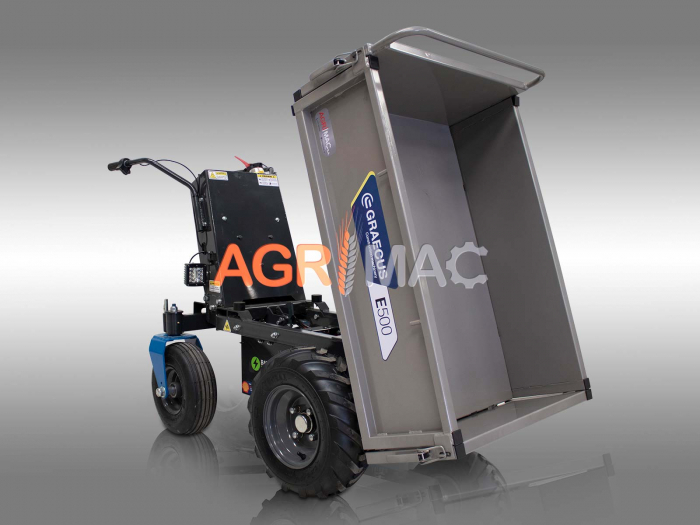 Transportor dumper Graecus  E500, motor electric 1000W, 48V, 500kg [9]