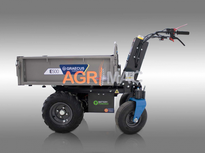 Transportor dumper Graecus  E500, motor electric 1000W, 48V, 500kg [7]