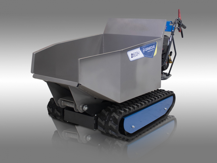 Transportor dumper senilat, 9 CP, 500kg, basculare hidraulica, Graecus D500H [9]