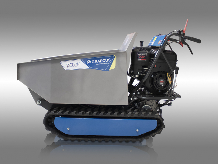 Transportor dumper senilat, 9 CP, 500kg, basculare hidraulica, Graecus D500H [5]