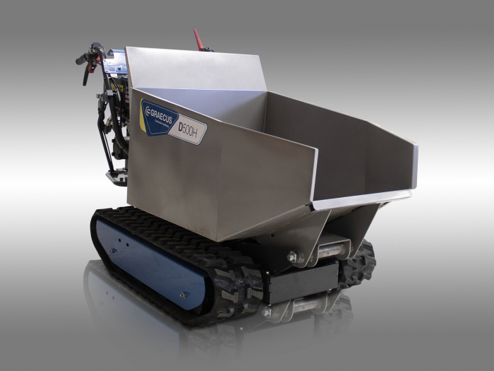 Transportor dumper senilat, 9 CP, 500kg, basculare hidraulica, Graecus D500H [6]