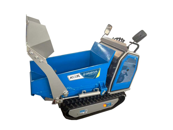Mini-dumper frontal pe șenile, capacitate 500 kg [2]