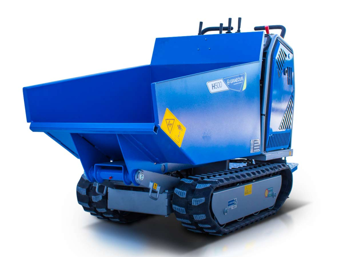 Dumper hidrostatic H500 pe șenile, capacitate 500 kg [7]