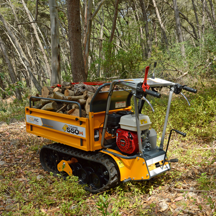 Transportor senilat Colmac Tucano 550H G212 – Motor Loncin 7CP, 500kg, Fabricat în Italia [11]