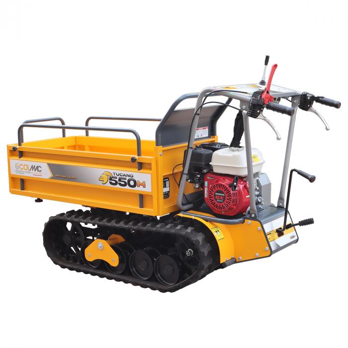 Transportor senilat Colmac Tucano 550H G212 – Motor Loncin 7CP, 500kg, Fabricat în Italia [2]