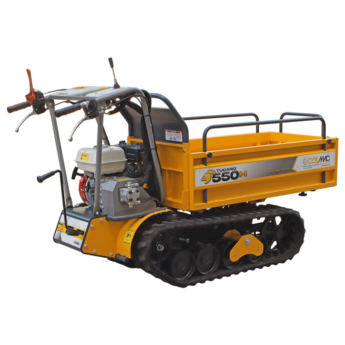 Transportor senilat Colmac Tucano 550H G212 – Motor Loncin 7CP, 500kg, Fabricat în Italia [4]