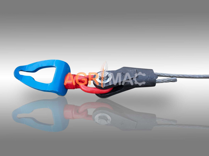 Troliu forestier VAROULKO 43, 4300 kg, cablu 50 m, PTO [8]