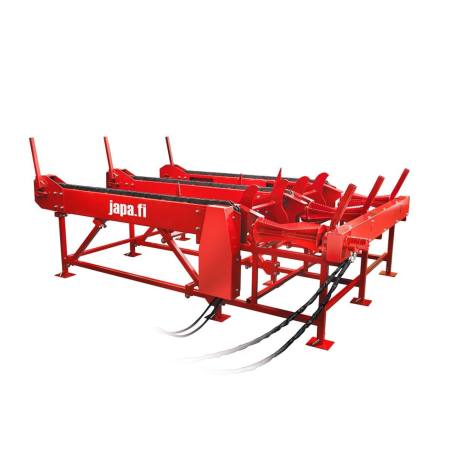 Linii taiere si despicare - Platformă alimentare Japa® – 3 lanțuri hidraulice, control manetă, extensibilă 2 m