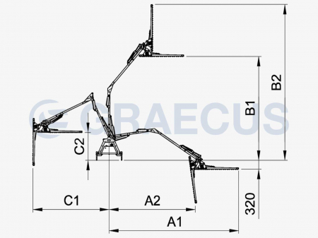 Tocător de vegetație cu bară de cosit hidraulică LK145 – 145 cm [20]