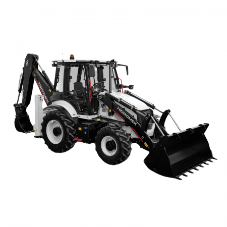 Buldoexcavatoare - Buldoexcavator Hidromek HMK 102 B Alpha – 75 CP, 9 T, diesel performant