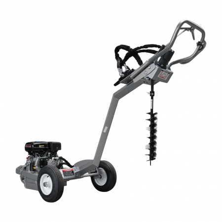 Sisteme foraj si burghie pamant - Burghiu hidraulic de pamant Jansen PB-100 cu motor pe benzina de 10CP