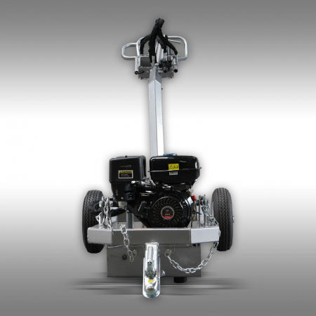 Burghiu hidraulic de pamant Jansen PB-100 cu motor pe benzina de 10CP [3]