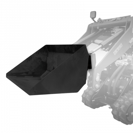 Atasamente utilaje - Cupa 80 litri Jansen® KL-200 – atașament compact pentru materiale vrac: pământ, pietriș, compost