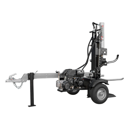 Despicatoare cu motor termic - Despicator de lemne vertical Jansen HS-22A62K-V2, 22 tone, motor Kohler 6.5 CP + electric 2.2 kW