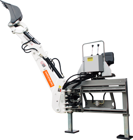 Miniexcavatoare - Miniexcavator hidraulic Epsilon pentru tractor priza de putere 540 rpm, adâncime 1750 mm