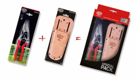 Foarfeca profesionala FELCO 8+ FELCO 910 - Toc din piele naturala [0]