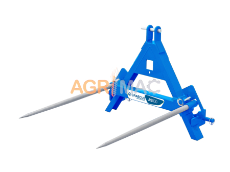 Cupe transport - Furci pentru baloți rotunzi tractor, 930 mm, 800 kg, prindere 3 puncte