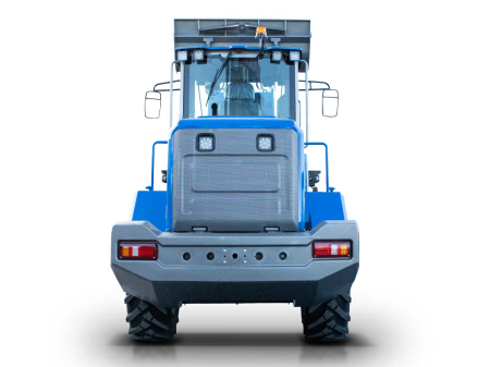 LD23 Cab – Încărcător frontal articulat 4×4, motor 75 CP, cabină climatizată, 2300 kg sarcină, cupă 2050 mm [13]