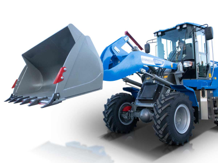 LD23 Cab – Încărcător frontal articulat 4×4, motor 75 CP, cabină climatizată, 2300 kg sarcină, cupă 2050 mm [10]