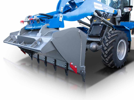 LD23 Cab – Încărcător frontal articulat 4×4, motor 75 CP, cabină climatizată, 2300 kg sarcină, cupă 2050 mm [9]