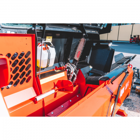 Linie de tăiere și despicare lemne electrică, Japa 315+ E, fabricată în Finlanda [2]