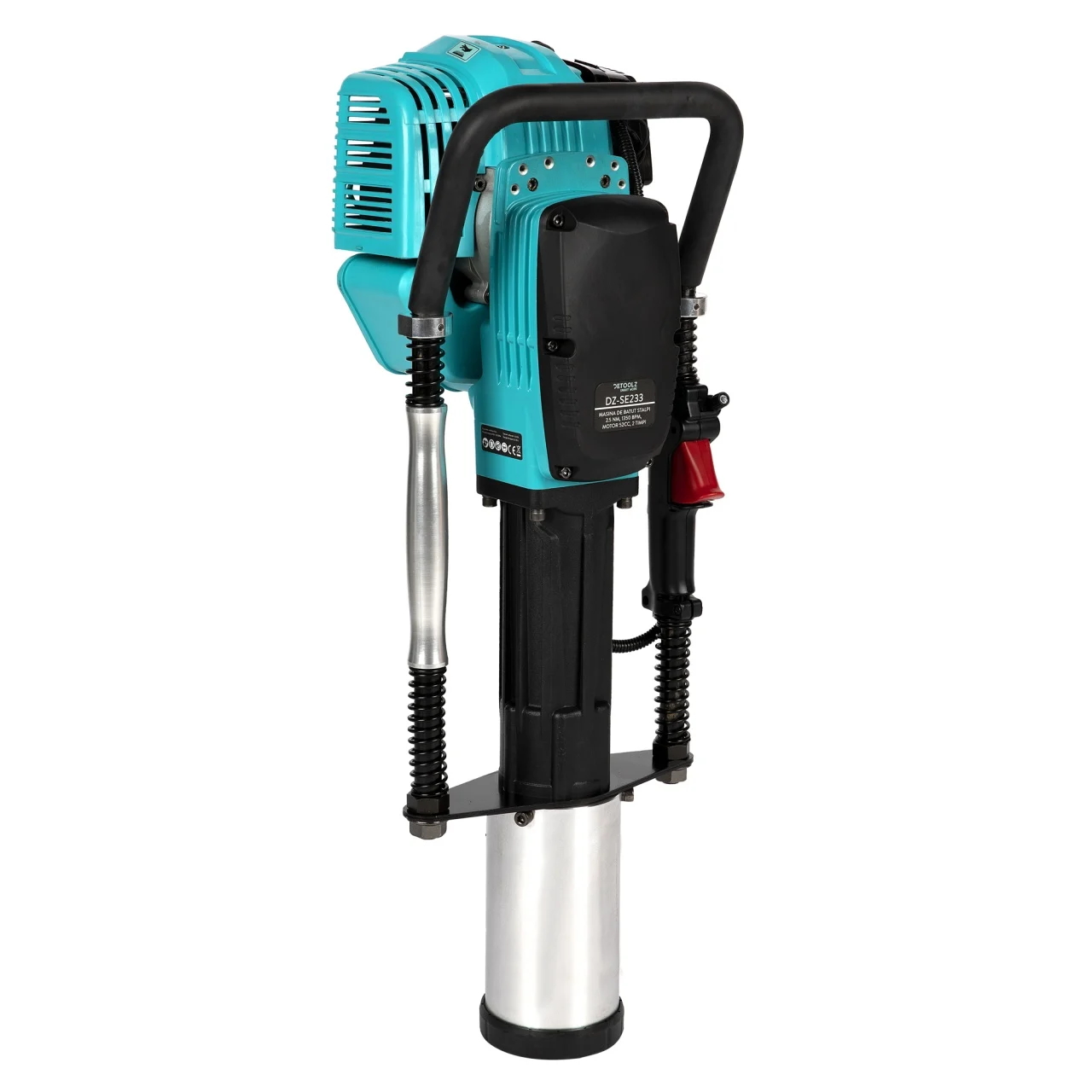 Prelucrarea solului - Mașină de bătut stâlpi DZ-C233 – motor 52 CC, Ø stâlpi 20–99 mm, cutie BMC