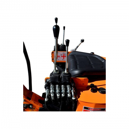 Miniexcavator Zeppelin – 13.5 CP, motor Briggs & Stratton, cupă 20 cm [4]