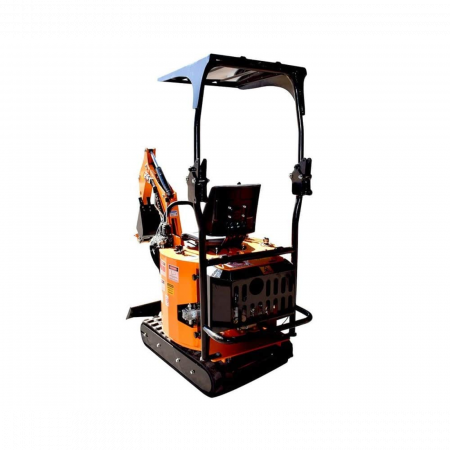 Miniexcavator Zeppelin – 13.5 CP, motor Briggs & Stratton, cupă 20 cm [1]