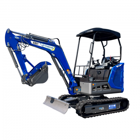 Miniexcavatoare - Miniexcavator EB27 19 CP Motor KUBOTA D1105 Diesel, 3 cilindrii