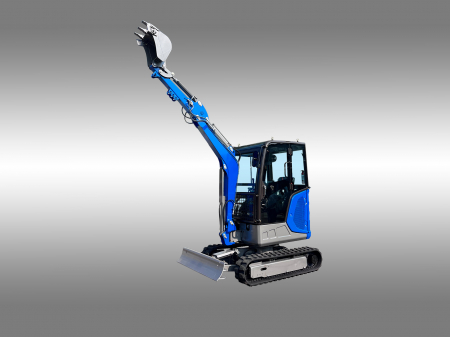 Mini Excavator cu Șenile Rabatabile și Cabină Spațioasă, Motor Diesel KUBOTA D1105 19 CP [2]