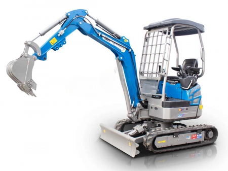 Miniexcavatoare - Mini Excavator cu Șenile Reglabile, 2 TONE, Motor Diesel KUBOTA D902 16 CP