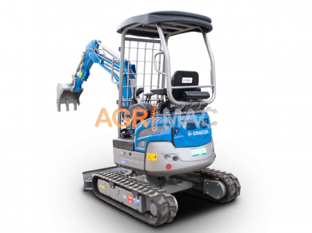 Mini Excavator cu Șenile Reglabile, 2 TONE, Motor Diesel KUBOTA D902 16 CP [2]