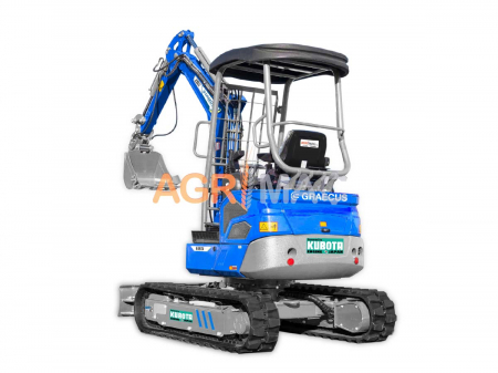 EB24-PRO – Miniexcavator 2.4 T cu Braț Lateral, Motor Kubota 19 CP, Cupă 400 mm [1]