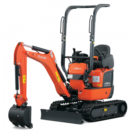Miniexcavatoare - Miniexcavator Kubota K008-5, 1 Tonă, Motor Diesel 10 CP