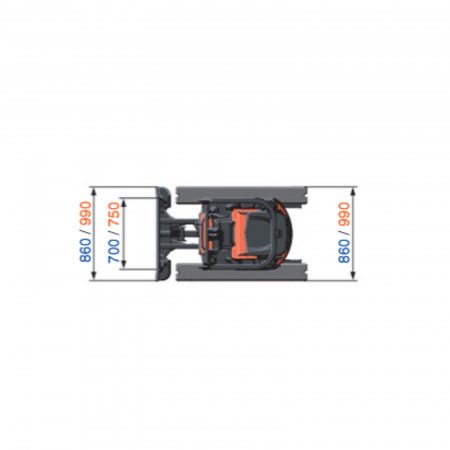 Miniexcavator Kubota K008-5, 1 Tonă, Motor Diesel 10 CP [10]