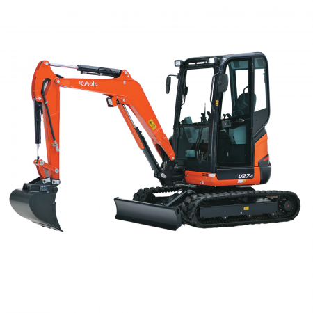Miniexcavatoare - Miniexcavator Kubota U27-4 – 21 CP, 2.6T, diesel compact