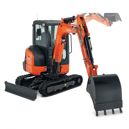Miniexcavatoare - Miniexcavator Kubota KX037-4 – 24.2 CP, 3.5T, diesel compact